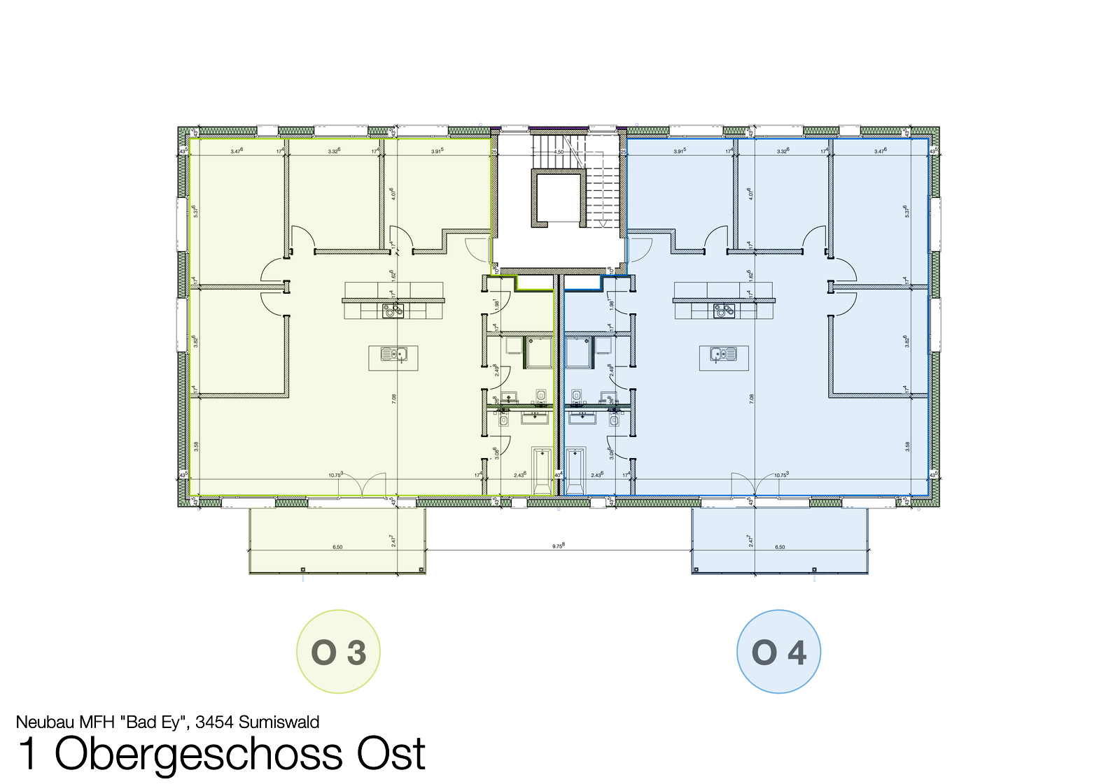 5½ Zimmer Wohnungen im 1. Obergeschoss Ost (2)